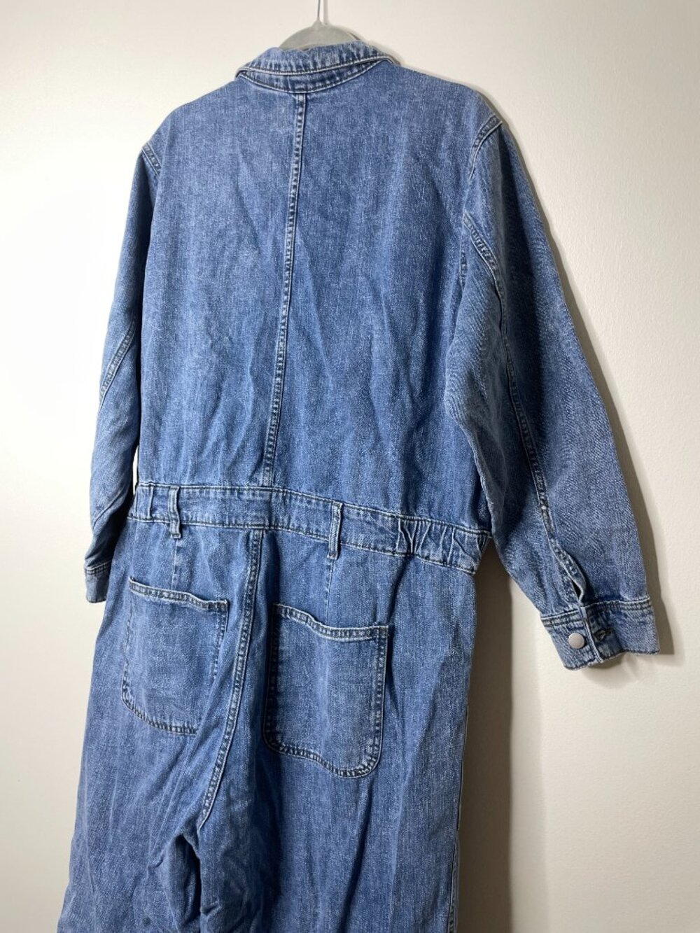NWT Universal Thread Long Sleeve Utility Baggy Denim Jumpsuit 17 - Picture 7 of 14